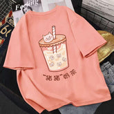 Soft Rose Pink Drop Shoulder Women's Tee - 19bay